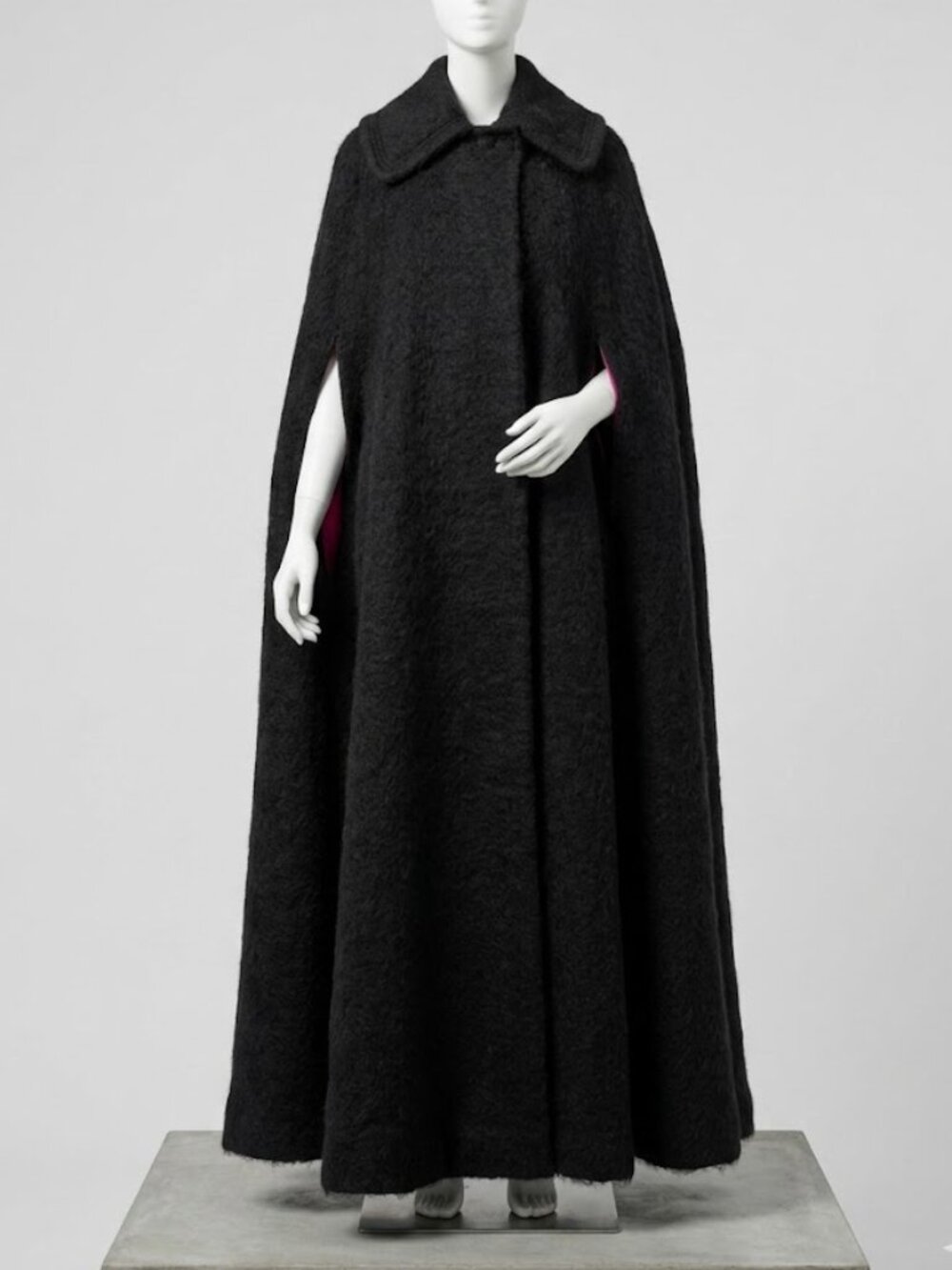 Vintage Donegal Design Handwoven Irish Mohair & Wool Maxi Cape/Coat